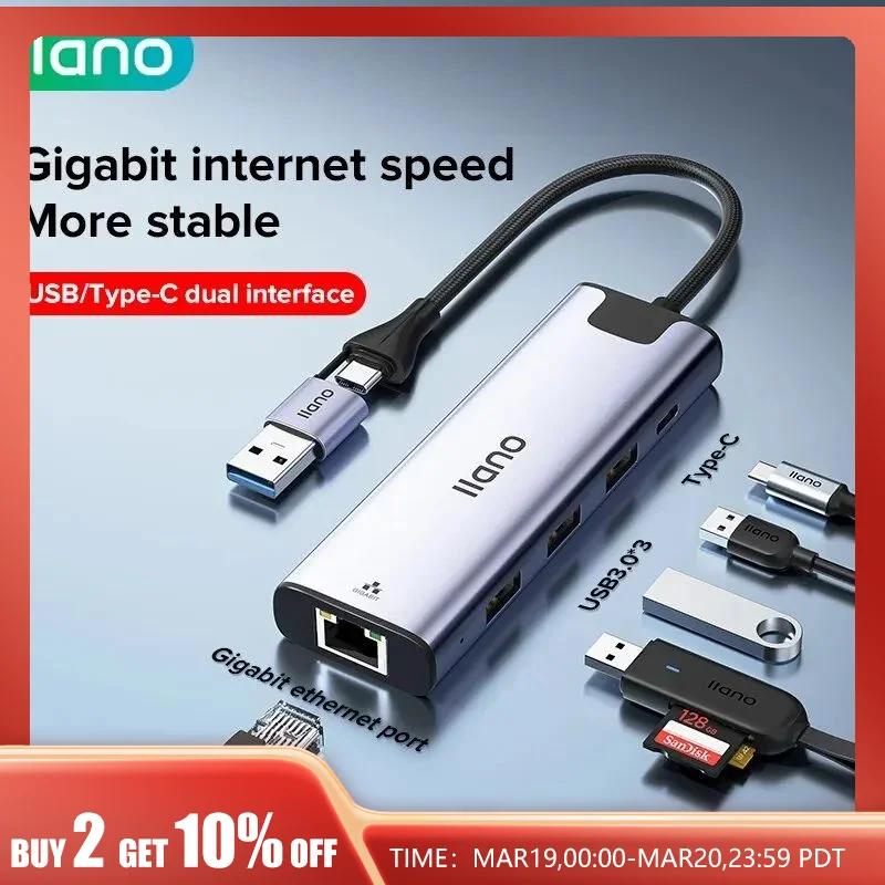 Llano USB C  ƼƮ , ⰡƮ ̴ Ʈ, 100W PD, Ʈ PC 3 USB-A 3.0, 5  1
